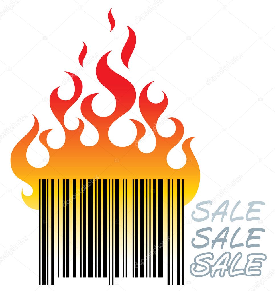 Barcode in fire