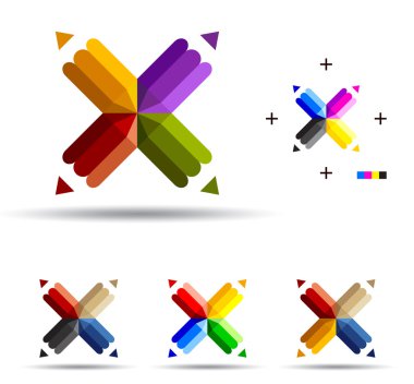 Fourend pencil clipart