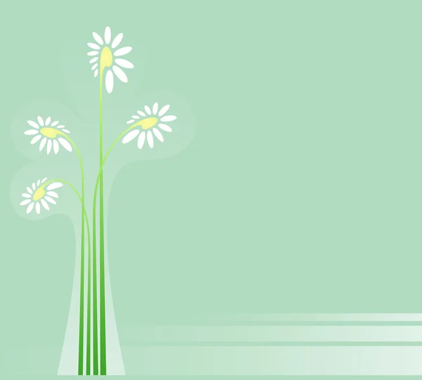 Soyut vektör çiçek arkaplanı — Stok Vektör