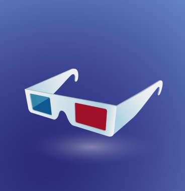 3d glasses clipart