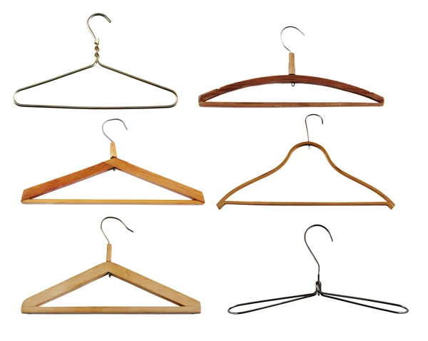 Clothes hangers set — Stock Photo, Image
