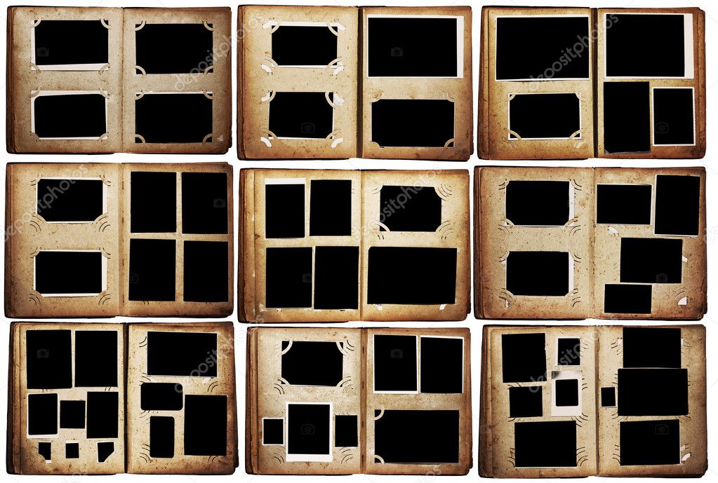 Old photo albums set Stock Photo by ©avlntn 2755845