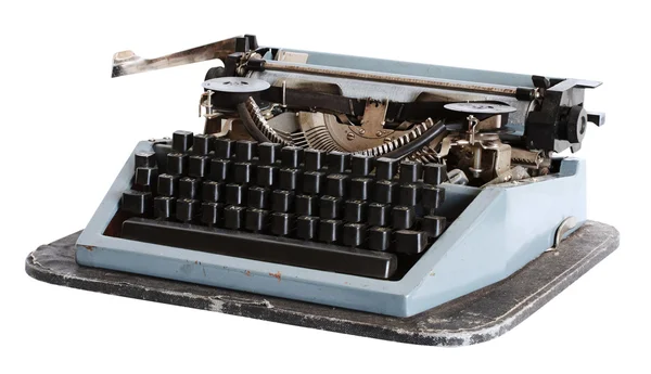 Máquina de escrever isolada — Fotografia de Stock