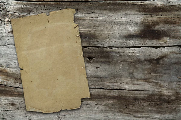 复古纸上木材纹理 — 图库照片