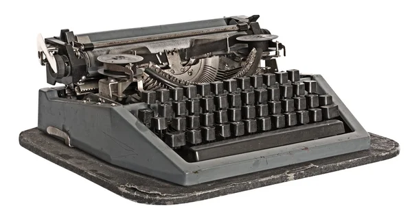 Schrijfmachine geïsoleerd — Stockfoto