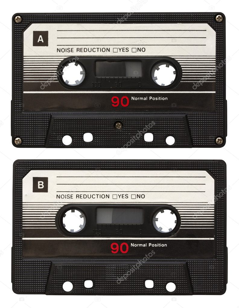 Audio cassette isolated — Stock Photo © avlntn 3317731
