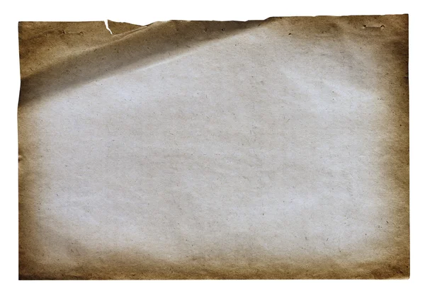 Gamla papper isolatedold — Stockfoto