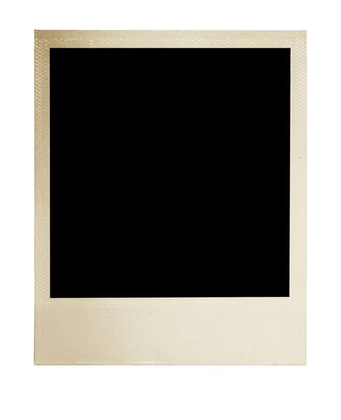 Tarjeta fotográfica en blanco aislada — Foto de Stock
