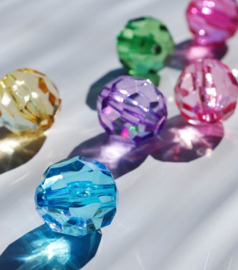 Multicoloured beads clipart