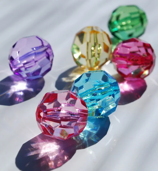 Many-coloured beads Stock Image