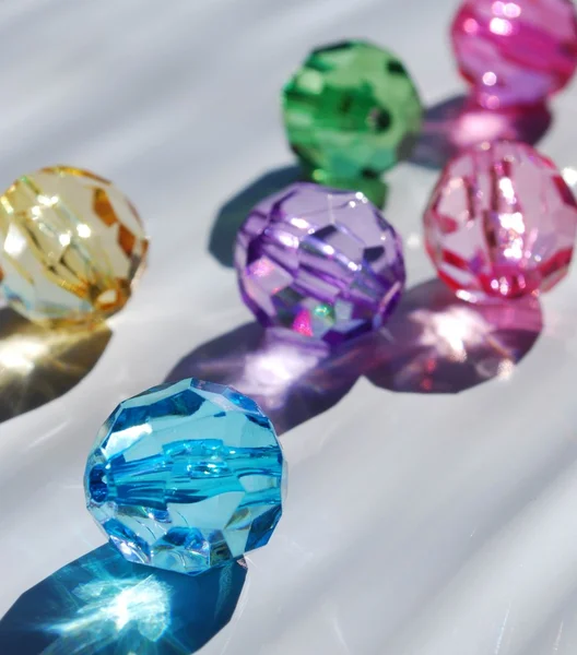 Multicoloured beads Stock Photo