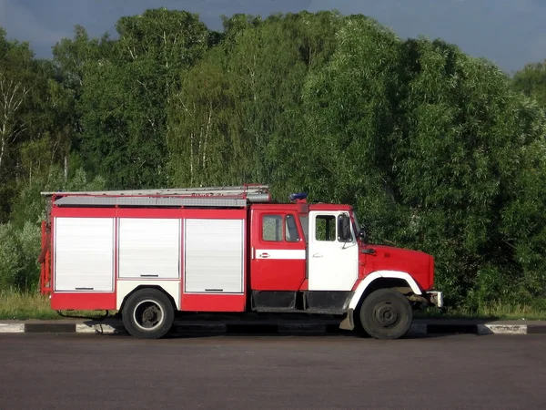 Camion dei pompieri russo — Foto Stock