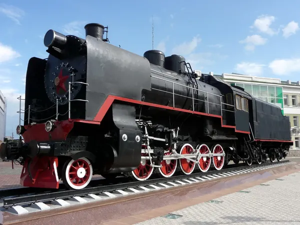 Locomotiva nera — Foto Stock