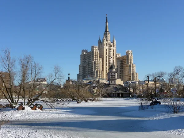 stock image Moscow large hotel