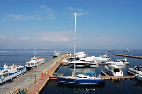 Marina yachts — Stockfoto