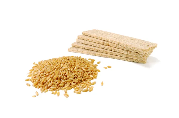 Wheat bread and wheat — Stock Photo, Image