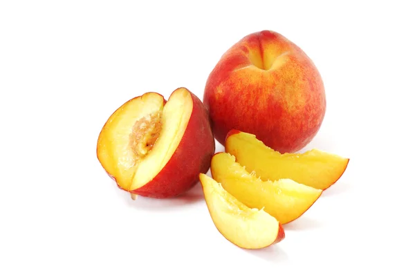 Peach with segments — Stock Photo, Image