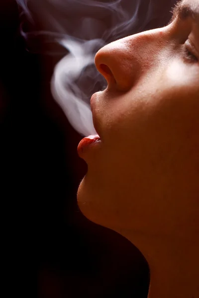 Man smoked — Stock Photo, Image