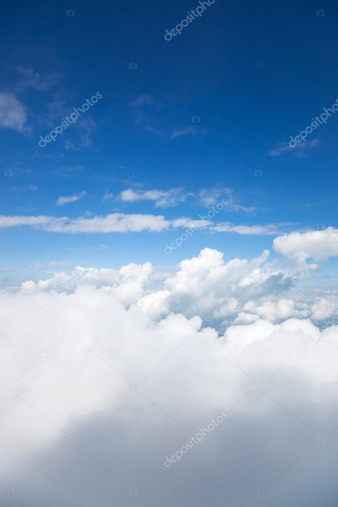 Blue sky and clouds