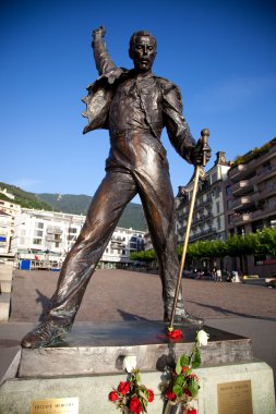 Statue of Freddie Mercury clipart