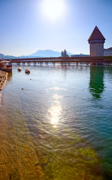 Lucerne stad i Schweiz — Stockfoto