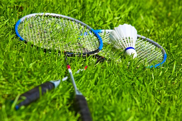 Badmintonschläger — Stockfoto