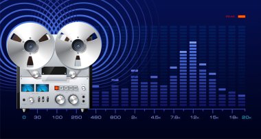 Analog Recorder on The Spectrum Analyzer clipart