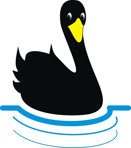 Cisne negro. — Archivo Imágenes Vectoriales