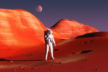 On mars clipart