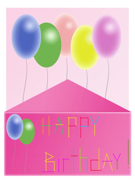 Birthday postcard — Stock Photo, Image