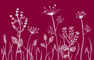 Wild grass clipart