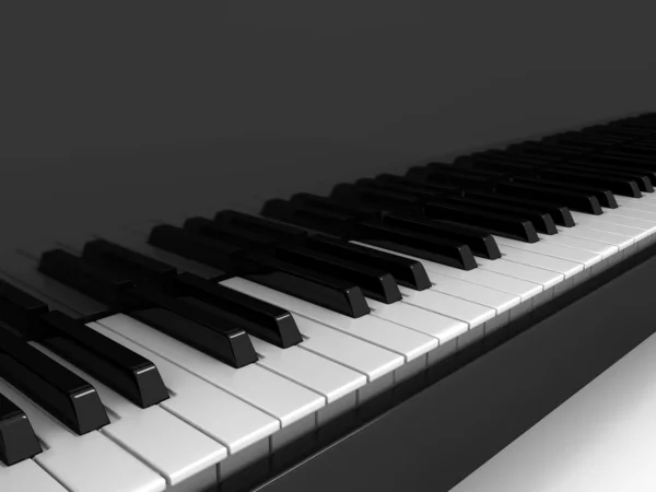 Пианино на фоне — стоковое фото