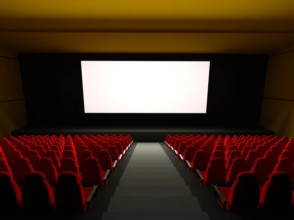 Film theater zitplaatsen — Stockfoto
