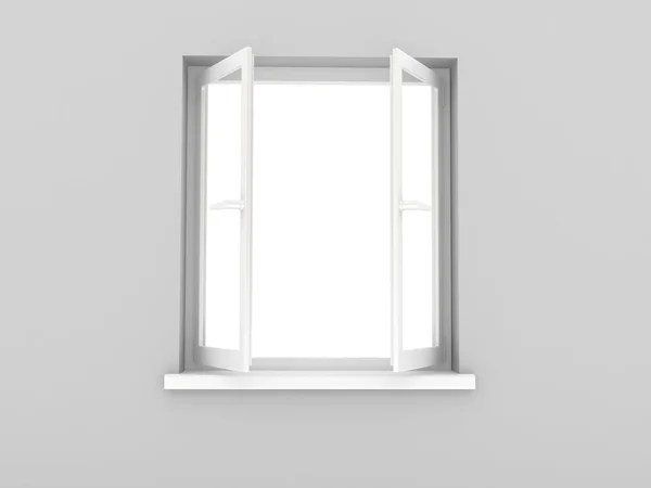 Open venster — Stockfoto