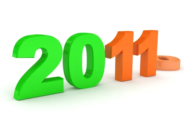 Nový rok 2011 koncept — Stock fotografie