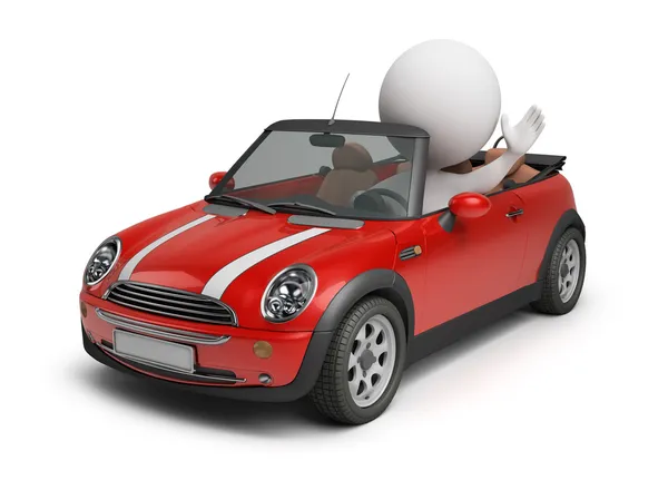3D-s kis - kis autó — Stock Fotó