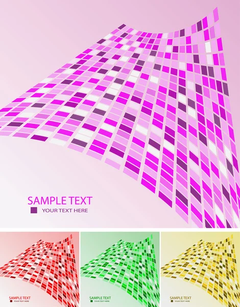 Collection of samples background — Stock Vector