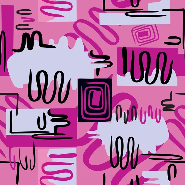 粉色抽象无缝背景 — 图库矢量图片