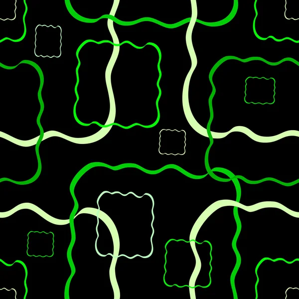 Élégant fond vert et noir — Image vectorielle