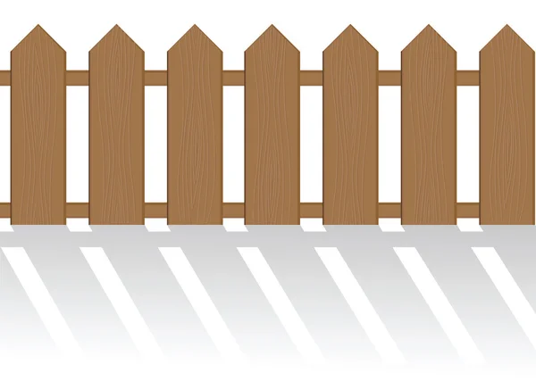Isolerade staketet — Stock vektor