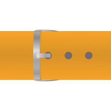 The orange belt isolated clipart