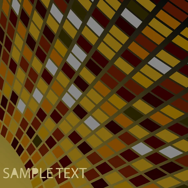 抽象的なコントラストの正方形の描画 — ストックベクタ