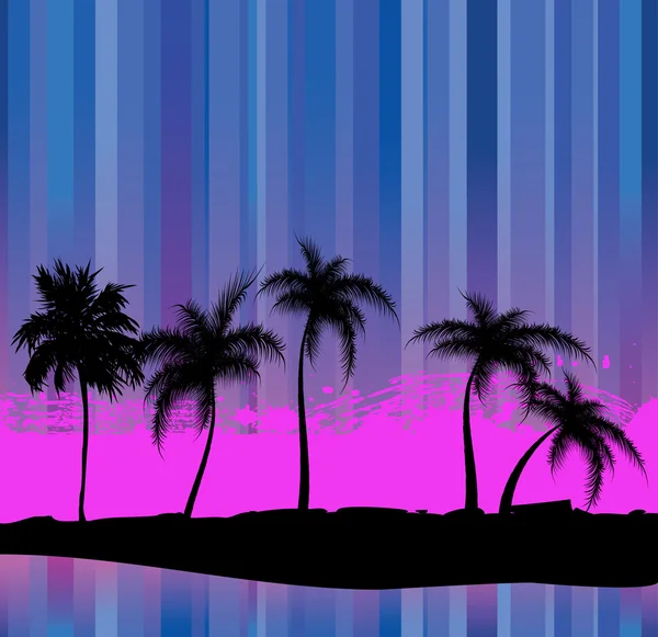 棕榈树-抽象的背景 — 图库矢量图片