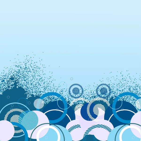 Élégante bannière bleue — Image vectorielle