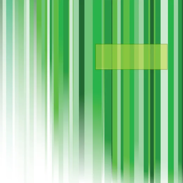 Abstract background with vertical green lines — Stock Vector