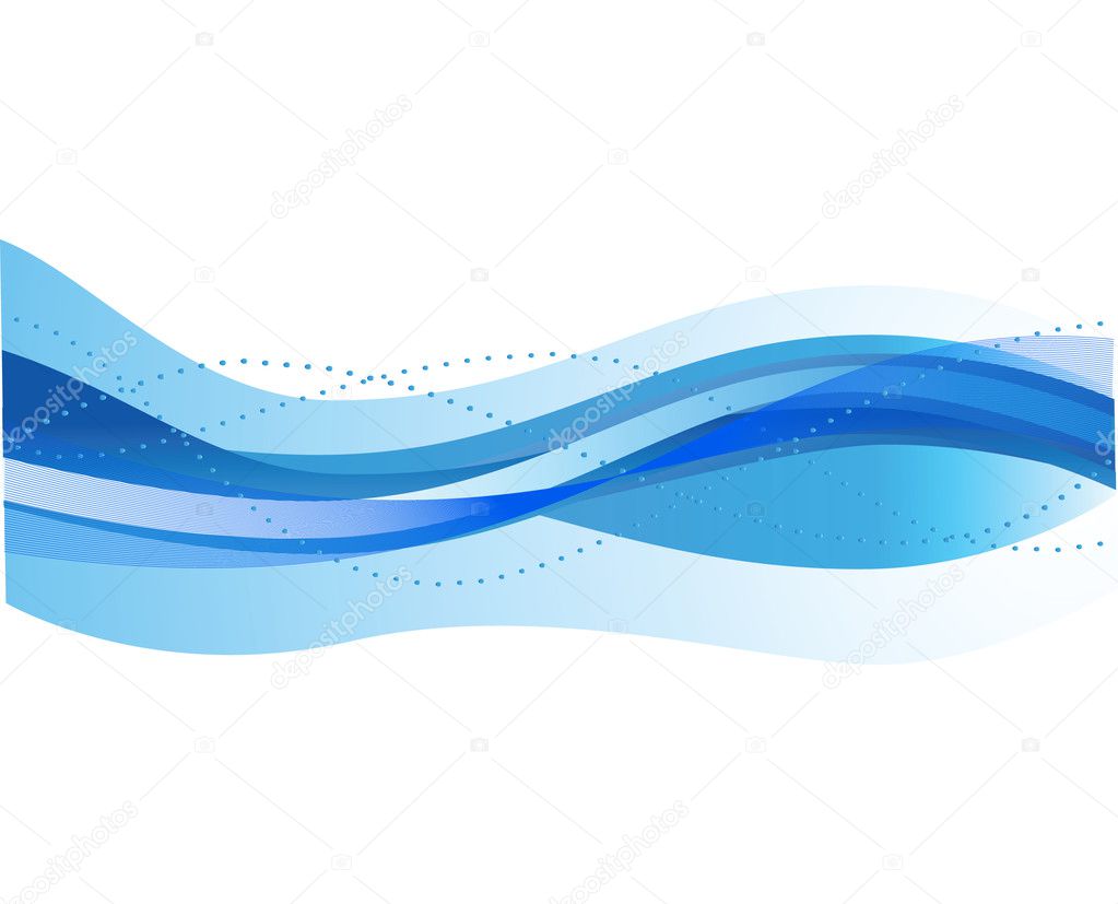 Abstract background with waves. Vector illustration