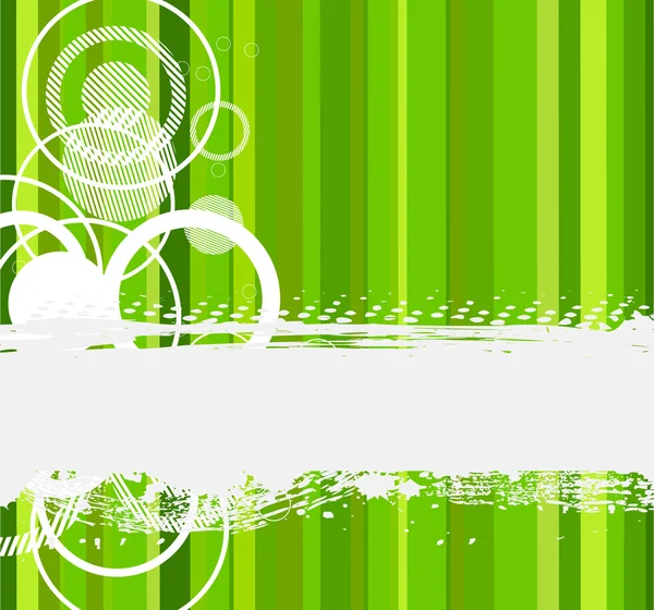 Şık yeşil afiş. vektör çizim — Stok Vektör