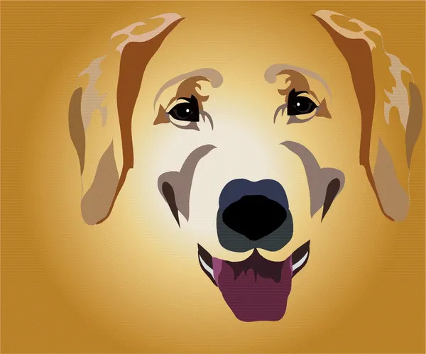 Museau de chien — Image vectorielle