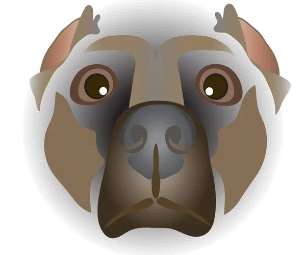 Maulkorb für Hund — Stockvektor