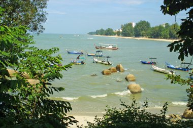 Batu Ferringhi Beach, Penang, Malaysia clipart